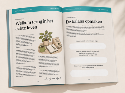 The Offline Reset | 7-Daagse E-Gids + Werkboek